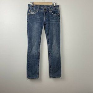 Miss Me Jeans Distressed Skinny Denim Size 28